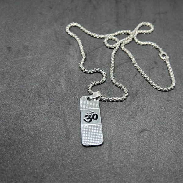 Om Pendant With Chain